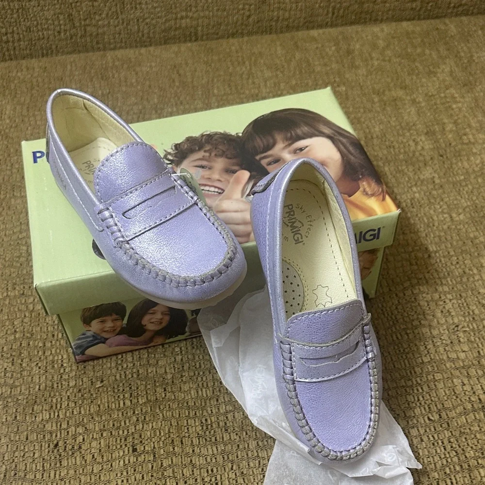 Primigi Lilac Girls Penny Loafers - size28